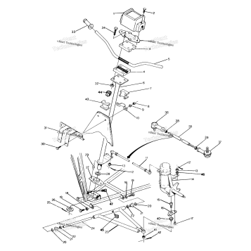 STEERING ASSEMBLY 250 4X6