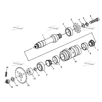 CENTER TIGHTENER XPLORER 400L
