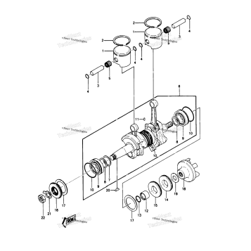 CRANKSHAFT/PISTONS