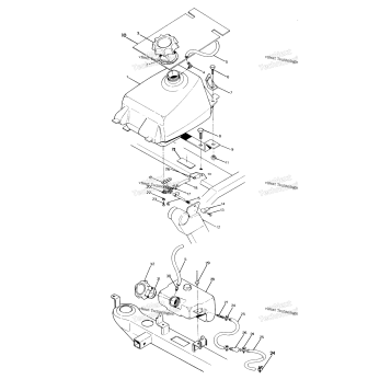 FUEL TANK ASSEMBLY 350 4X4 / W928139