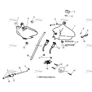OIL TANK/FUEL TANK /CB/CC