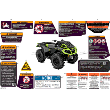 BODY - WARNING DECALS