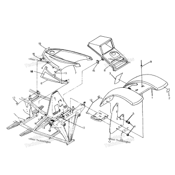 FRONT CAB ASSEMBLY 250 4X6