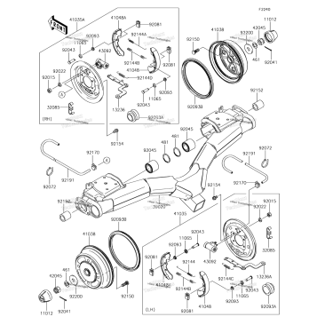 REAR HUBS/BRAKES