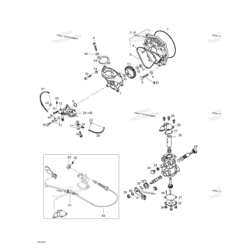 OIL INJECTION SYSTEM, OIL PUMP, ROTARY VALVE