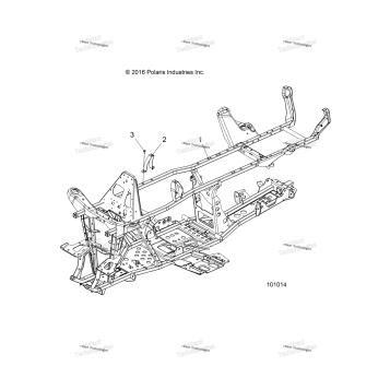 CHASSIS, FRAME A19SDA57R1/SDE57R1
