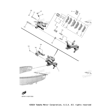 REAR BRAKE CALIPER