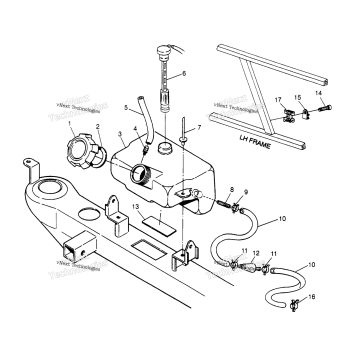 OIL TANK ASSEMBLY 4X4 400L