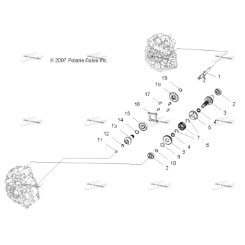 DRIVE TRAIN, MAIN GEARCASE INTERNALS