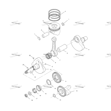 CRANKSHAFT & PISTON