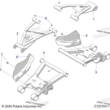 SUSPENSION, MIDDLE CONTROL ARMS