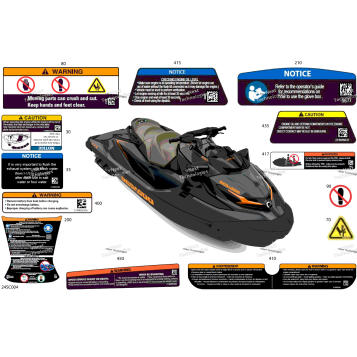BODY - WARNING DECALS
