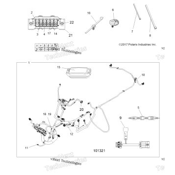 ELECTRICAL, HARNESS A19SXA85B1/B4/SXE85BC/B9/ZBJ