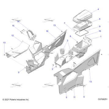 BODY, CENTER CONSOLE