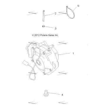 DRIVE TRAIN, FRONT GEARCASE MOUNTING A19SDE57F1/SDA57F1