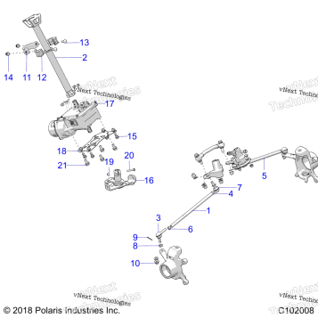 STEERING, STEERING POST ASM