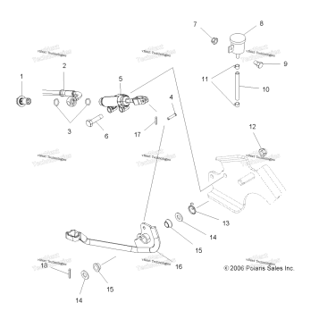 BRAKES, FOOT PEDAL & MASTER CYLINDER