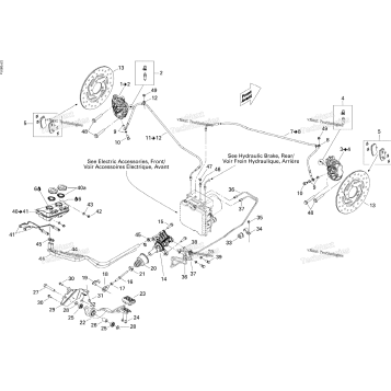 HYDRAULIC BRAKE, FRONT