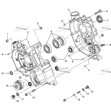 CRANKCASE SPORTSMAN 500 & SWEDISH SPORTSMAN 500 S969244