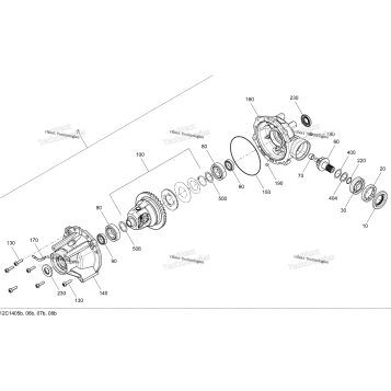 DRIVE SYSTEM, FRONT (DIFFERENTIAL)