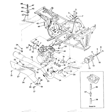 ENGINE & MUFFLER MOUNTNG 350 2X4