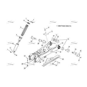 SWING ARM/SHOCK MOUNTING /CB