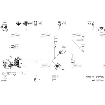 ELECTRIC - MAIN HARNESS - 278003891