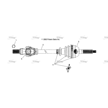 FRONT DRIVE SHAFT
