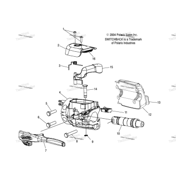 MASTER CYLINDER/LH CONTROL