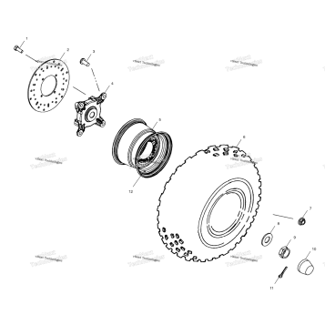 FRONT WHEEL A01CD50FB