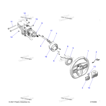 STEERING, UPPER, PREMIUM/DELUXE