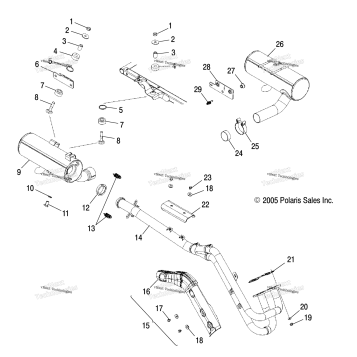 EXHAUST SYSTEM /AQ/AT/AX/AY/AZ