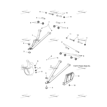 SUSPENSION, FRONT AARMS
