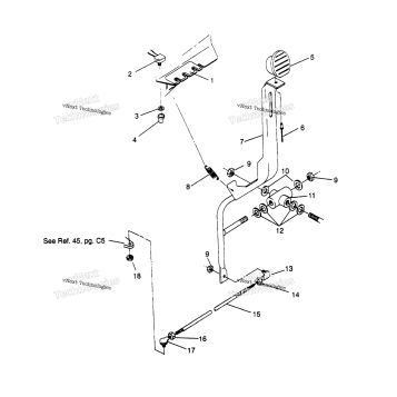 SHIFT LINKAGE ASSEMBLY SPORT 400L