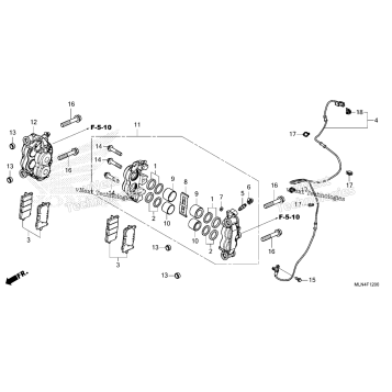 FRONT BRAKE CALIPER