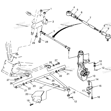 AARM/STRUT MOUNTING SCRAMBLER 500