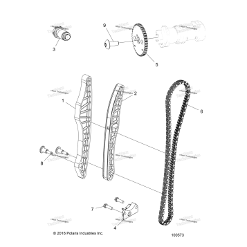 ENGINE, CAM CHAIN & SPROCKET