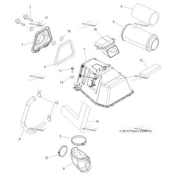 ENGINE, AIR INTAKE (49ATVAIRINTAKE10SPXP550)