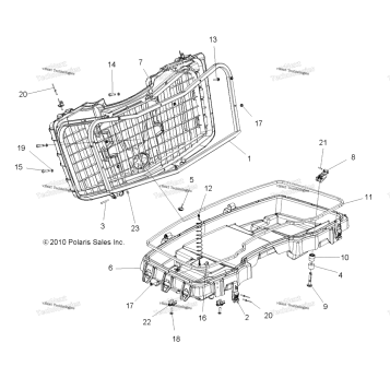BODY, FRONT CARGO BOX