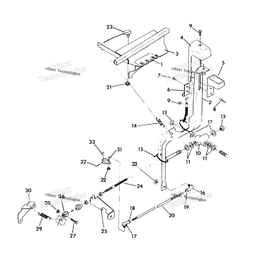 SHIFT LINKAGE ASSEMBLY 350 2X4 UPDATE