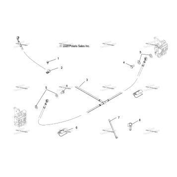 BRAKE LINE, FRONT /LD27FB
