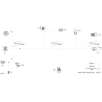 ELECTRIC - STEERING WIRING HARNESS - 278004130