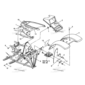 FRONT CAB ASSEMBLY 6X6 250