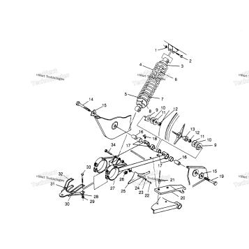 SWING ARM/SHOCK MOUNTING TRAIL BOSS