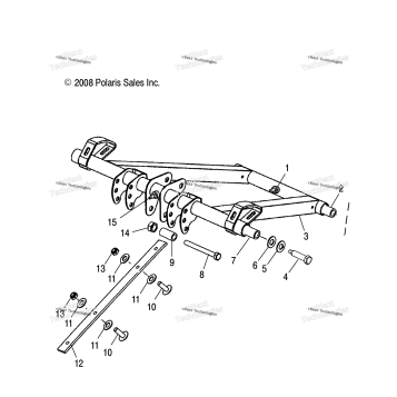 SUSPENSION, TORQUE ARM, FRONT