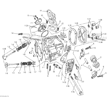 CYLINDER HEAD AND INTAKE MANIFOLD