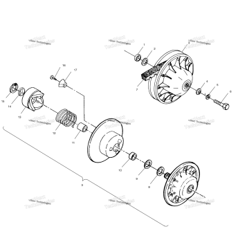 DRIVEN CLUTCH W97CH50A