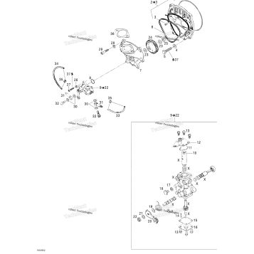OIL INJECTION PUMP AND ROTARY VALVE