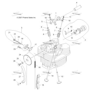 ENGINE, VALVES & CAMSHAFT