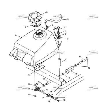 FUEL TANK MAGNUM 2X4